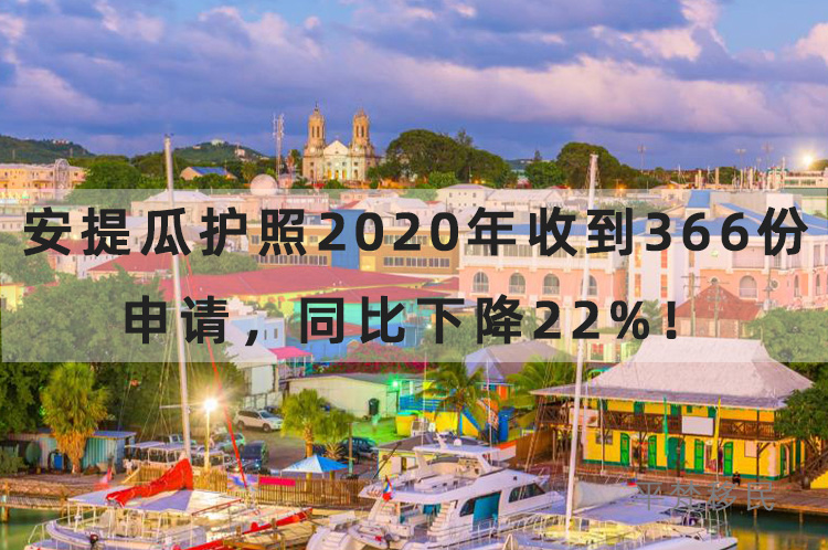 安提瓜护照2020年收到366份申请，同比下降22%！